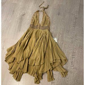 FREE PEOPLE Flowy Boho Midi Dress